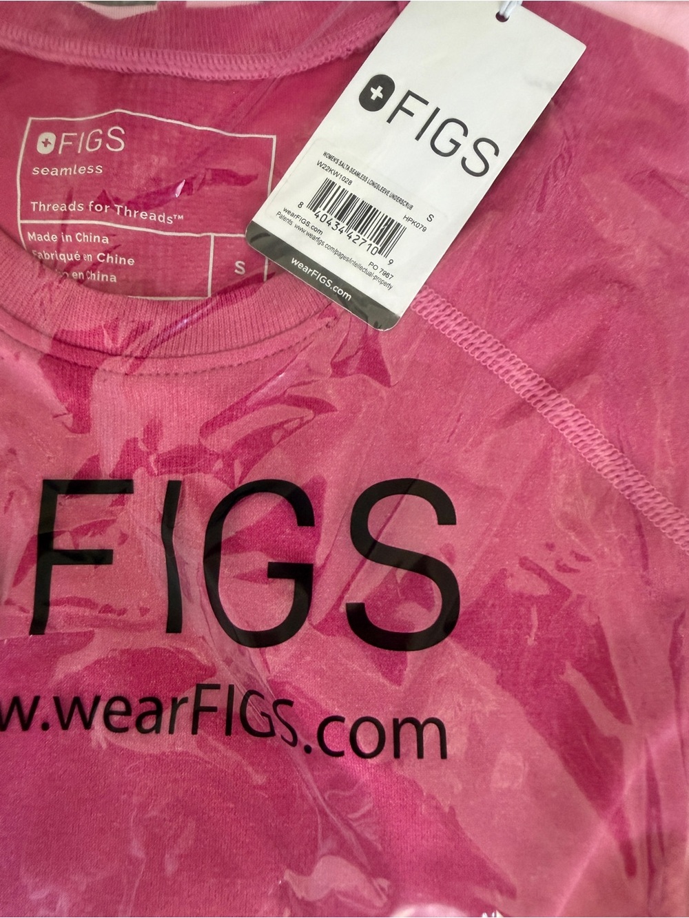 FIGS underscrub Top - Pink